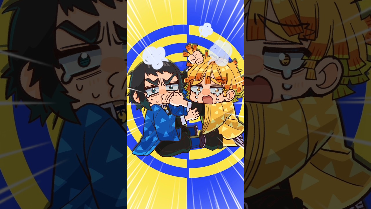 🟦×🟨＝❔ #鬼滅の刃 #手描き #demonslayer  #イラスト