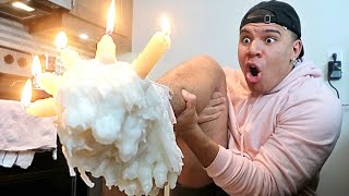 DIY GIANT WAX FEET!! (100+ LAYERS)