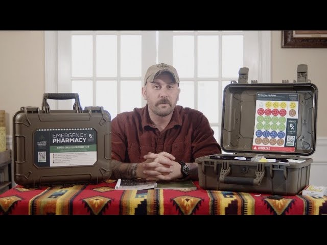 Tim presenting the Emergency Pharmacy Field Kit — watch on YouTube