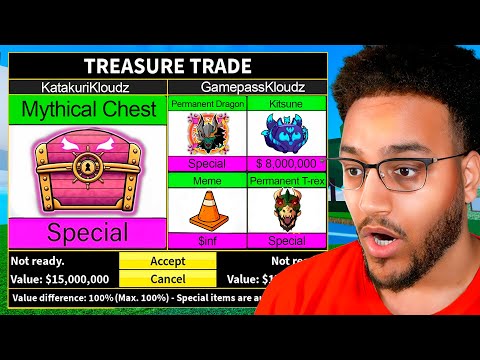 Trading Mythical Fruit Chest For 24 Hours (Blox Fruits)