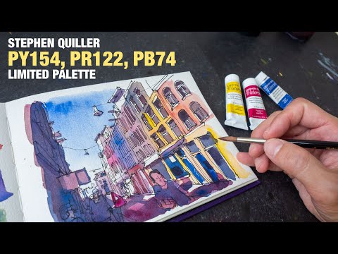 Stephen Quiller PY154, PR122, PB74 Limited Palette