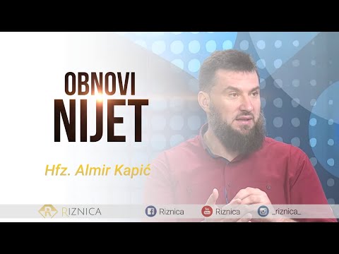 OBNOVI NIJET - hfz. Almir Kapić | SUBTITLES |