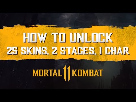 Mortal Kombat 11 – How to unlock 25 skins, 2 stages, & 1 character (Spoilers)