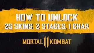 Mortal Kombat 11 – How to unlock 25 skins, 2 stages, & 1 character (Spoilers)