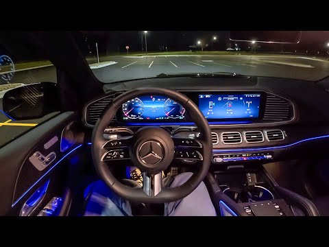 2026 Mercedes-Benz GLS 450 - POV Night Drive (Binaural Audio)