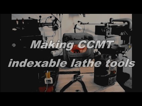 Making indexable lathe tools - Herstellung von Wendeplattenhaltern