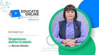 Organizarea datelor în tabele