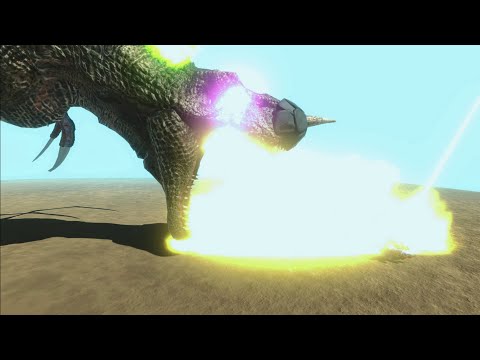 GODZILLASAURUS VS ALL UNITS EPIC BATTLES - ANIMAL REVOLT BATTLE SIMULATORS