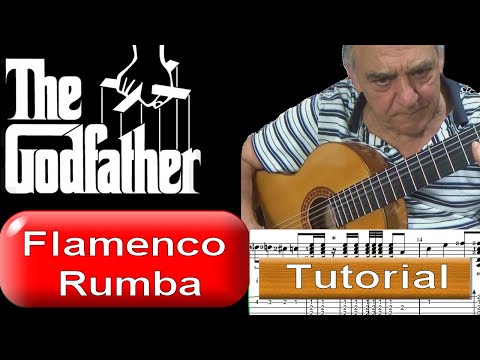 The Godfather guitar tab - Flamenco rumba lesson