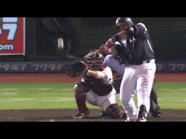【10回表】マリーンズ・井上のバックスクリーンに飛び込む勝ち越しホームラン!! 2019/8/29 E-M