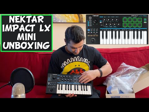Nektar Impact LX Mini Unboxing (MIDI Keyboard & MIDI Controller)