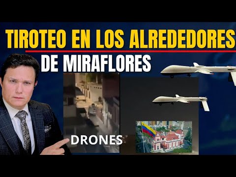 DRONES SOBRE MIRAFLORES ACTIVÓ TIROTEO