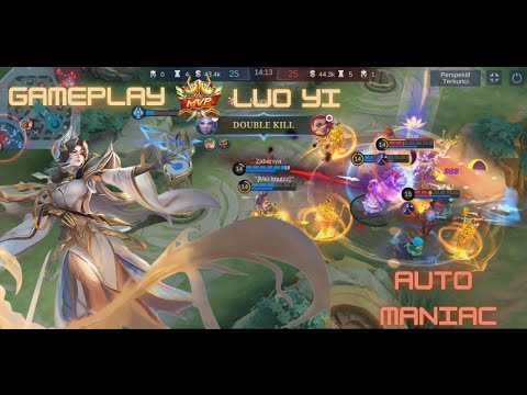Luo Yi Insane Combo | CC + Burst Damage | Luo Yi Gameplay Mobile Legends