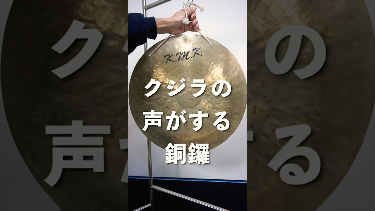 【驚愕】ドラからめちゃくちゃ癒しの音がする！　#銅鑼 #深海 #クジラの鳴き声 #音フェチ #ASMR #楽器の可能性