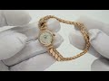 Видеообзор Женские золотые часы 0566