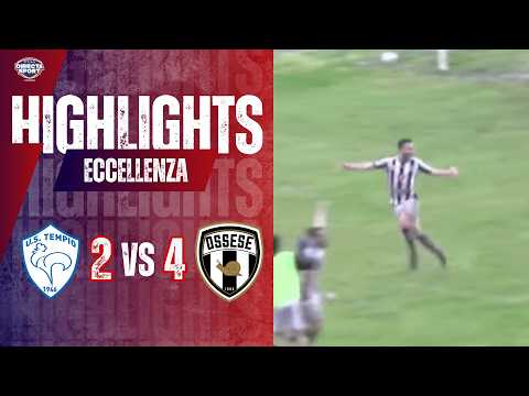 Calcio Eccellenza – US Tempio-Polisportiva Ossese 2-4 (Highlights)