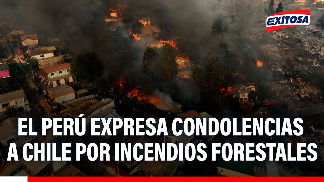 🔴🔵 EL PERÚ EXPRESA CONDOLENCIAS A CHILE