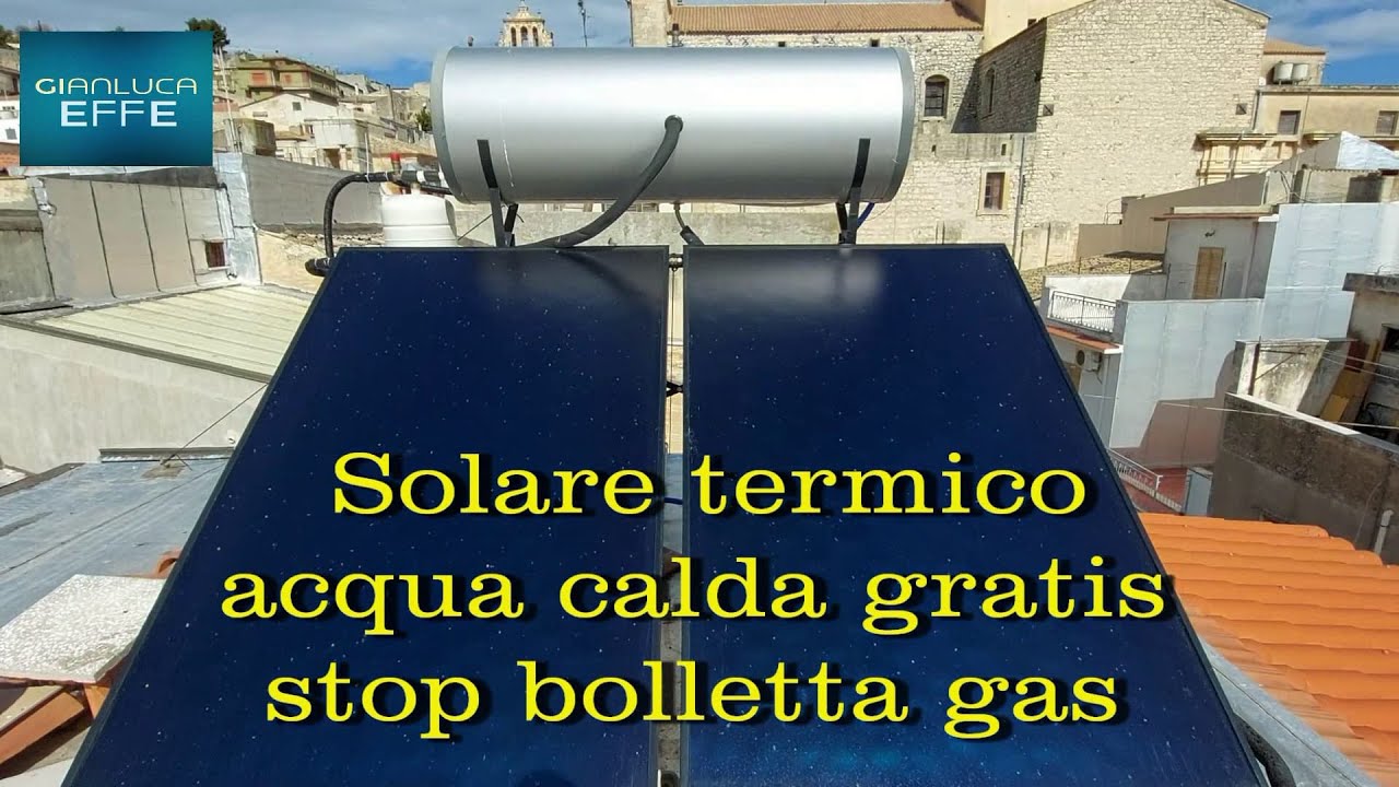 Acqua calda gratis solare termico