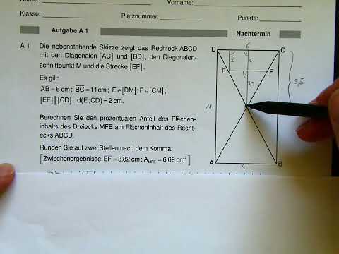 Abschlussprüfung Realschule Bayern Mathematik II AP 2021/A1 Nachtermin