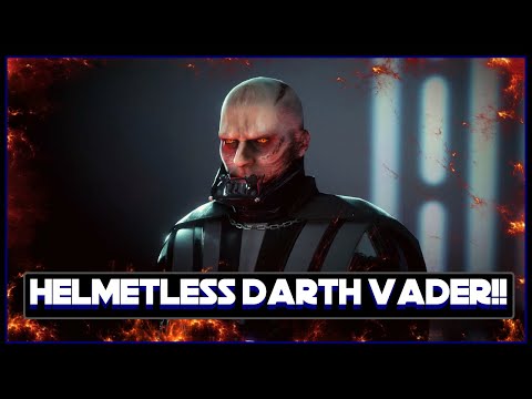 Helmetless Darth Vader- A Battlefront 2 Mod showcase!!