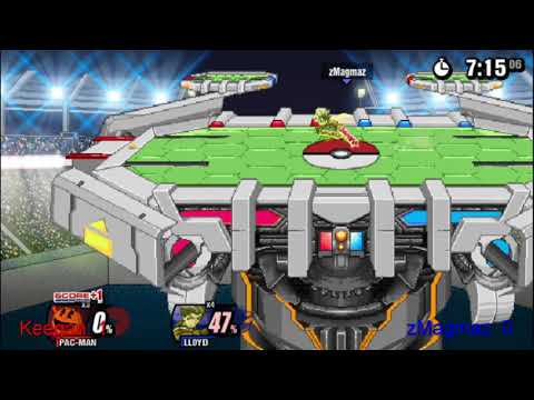 (SSF2) Flash Mob 3 || DT | Keegan (Pac-Man) vs. zMagmaz (Lloyd) || Round 2