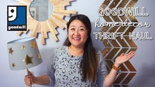 Thrift Store Home Decor Haul | Shopping at Goodwill!