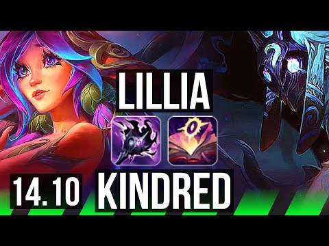 LILLIA vs KINDRED (JGL) | 3/0/8, 67% winrate | EUW Master | 14.10