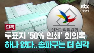 [LIVE] [단독] "선관위 회의록 공개 거부"…근거로 든 '방탄 판례' 입수 [이슈PLAY] / JTBC News