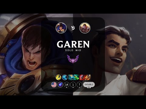 Garen Mid vs Jayce - NA Master Patch 12.23