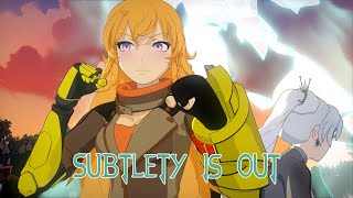RWBY Volume 5 Score Only - Subtlety Is Out