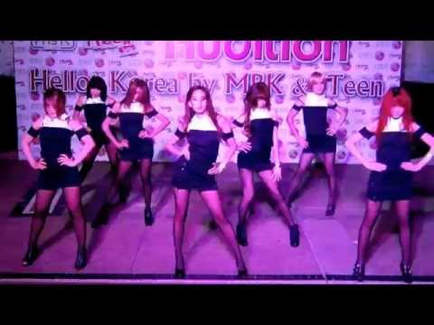 "Angelpluz" cover "Elvis+Miniskirt" (AOA) @ audition "Hello! Korea by MBK & iTeen" #23