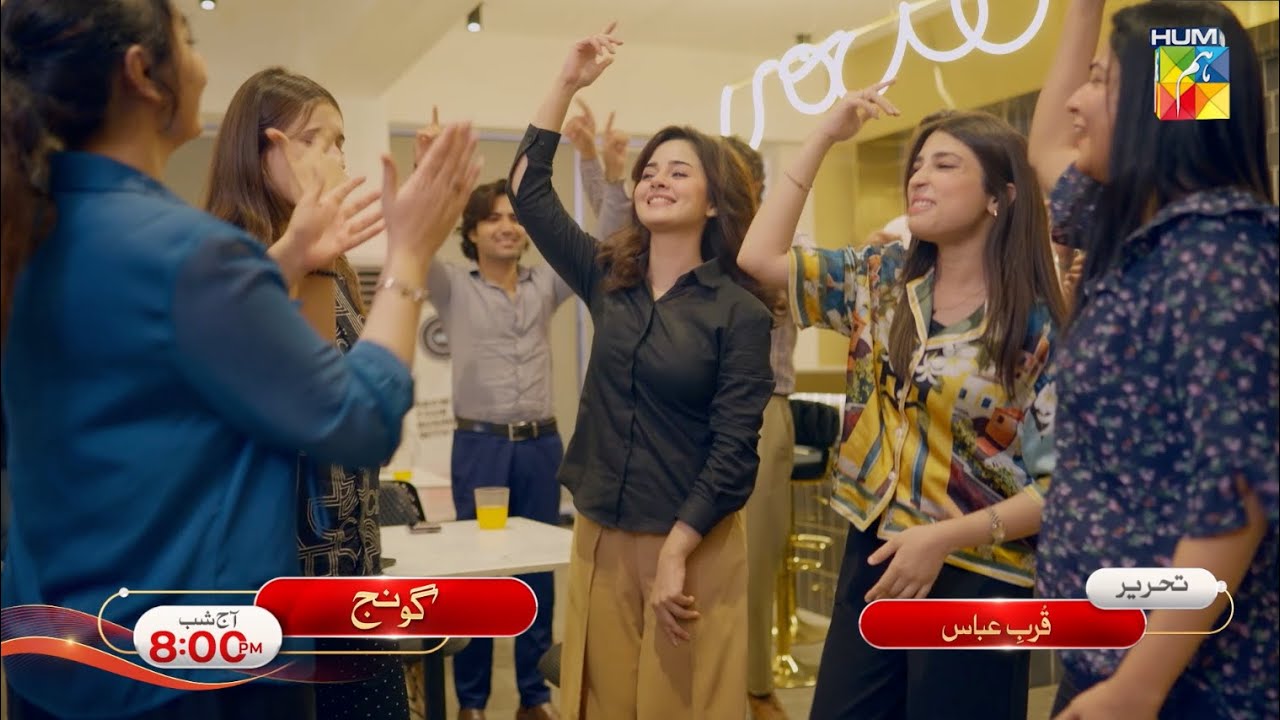 Goonj Episode 17 Promo - Tonight at 8 pm [ Komal Meer, Mirza Gohar Rasheed & Feroz Kadri ] - HUM TV