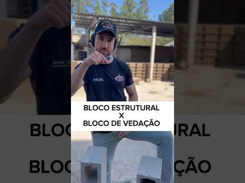 ?? Descubra a diferença entre Blocos Estruturais e Blocos de Vedação! ??
