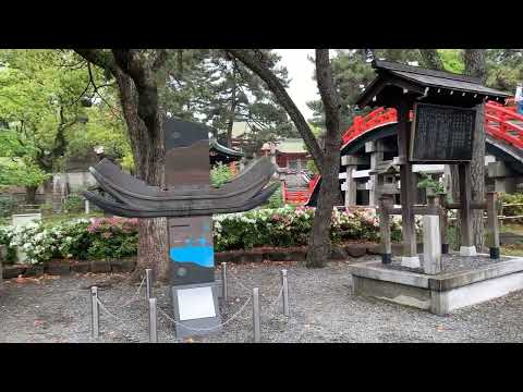 水辺の史跡碑～住吉大社／万葉時代の住吉の地形～