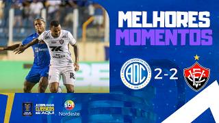 Confiança 2x2 Vitória-BA - Melhores Momentos - Copa do Nordeste - 30 04 2026