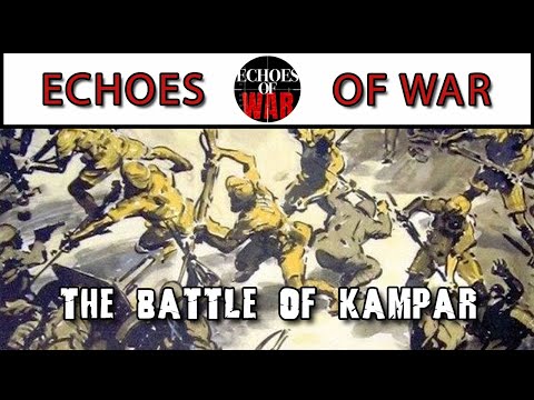 The Battle of Kampar during the Japanese invasion of Malaya