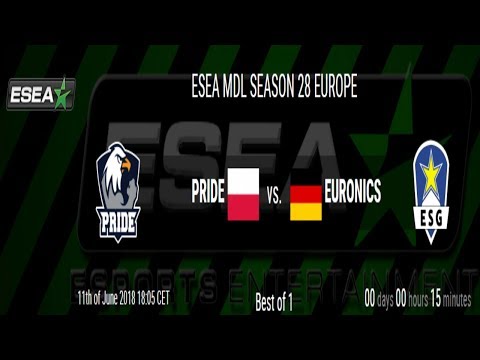 CS:GO LIVE || PRIDE  vs  EURONICS ||BO1 || ESEA MDL SEASON 28 EUROPE
