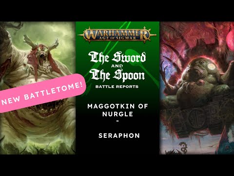 NEW Maggotkin of Nurgle v Seraphon #games #adwip  #ageofsigmar #newaos