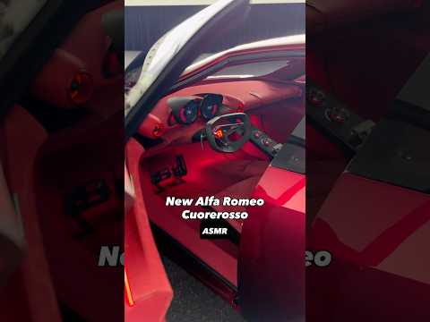 The most elegant concept car of Paris Motorshow 2027 😱 New Alfa Romeo Cuorerosso #shorts #alfaromeo