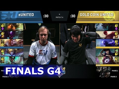 Gold Coin United vs eUnited | Game 4 Finals S7 NACS Spring 2017 | EUN vs GCU G4