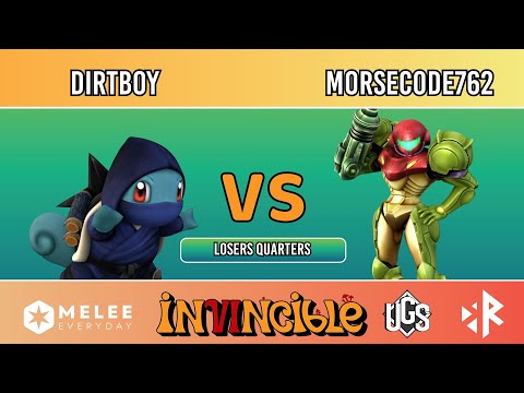 Invincible 6  -  Losers Quarters  -  Dirtboy(Squirtle) Vs. Morsecode762(Samus)