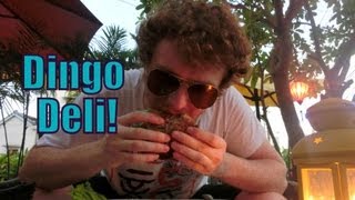 Riding our bikes on a quest for western food (Deli sandwiches) at Dingo Deli in Hoi An, Vietnam