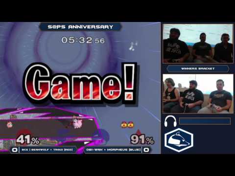 SCC The Double Melee Doubles - Beanwolf + TimKO (Red) vs Obi-Wan + Morpheus (Blue) - Winners Bracket