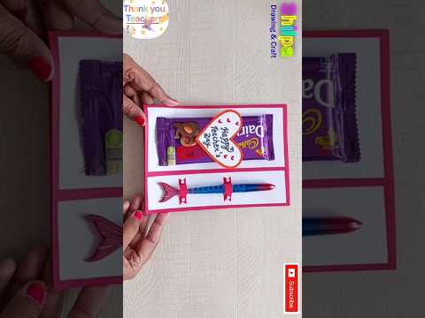 Teachers Day unique gift idea / Chocolate 🍫 gift for Teacher's Day #shorts #trending #ytshorts #diy