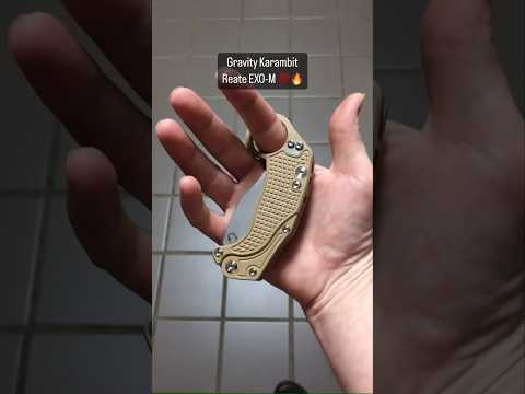 Reate EXO-K Gravity Karambit! 💯🔥 Rate it from 1-10! 😎 #knife #edc #shorts #knives #diy #fyp