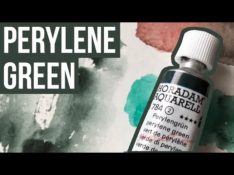 Perylene Green - Schmincke Horadam Watercolors | The Paint Show 34