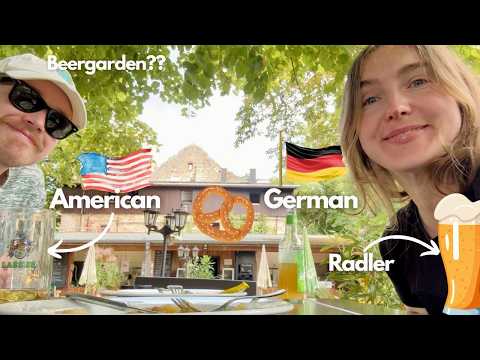 My fav part about Germany is the Beer Garden🇩🇪 German Food & Beer Backpacking Germany Hiking Vlog