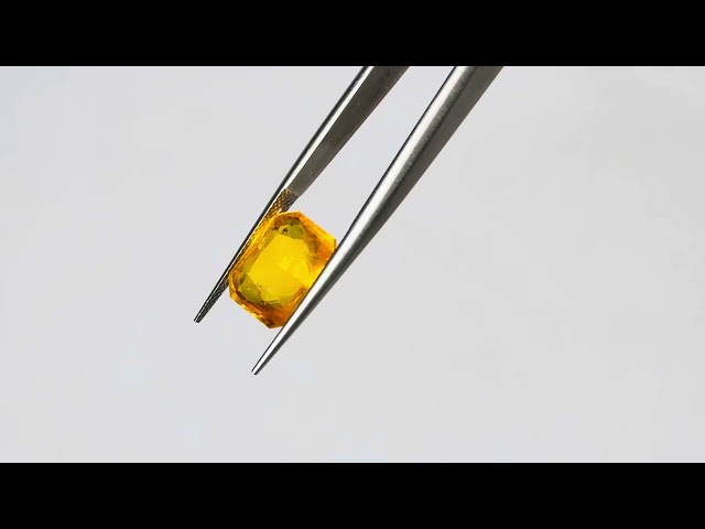 حجر زفير اصفر ذهبي بجوده عالية معالج بالحرارة فقط