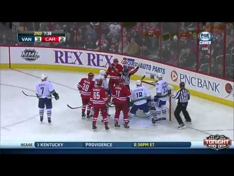 Canucks @ Hurricanes Highlights 12/1/13