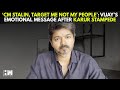 Heart Full Of Pain TVK Chief Vijay S Video Message After 41 Killed At His Karur Rally